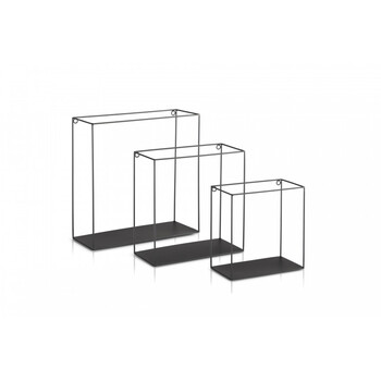 Ράφια Τοίχου Gerona Σετ 3 Τεμαχίων 22 x 12 x 22 cm, 27 x 12 x 27 cm, 32 x 12 x 32 cm 8719743323988  Lifa-Living