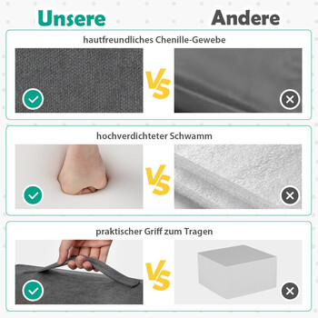 Costway Σετ Αναρρίχησης και Σκαρφαλώματος για Παιδιά με Μαλακό Ύφασμα Chenille και Υψηλής Πυκνότητας Αφρό HV10615GR