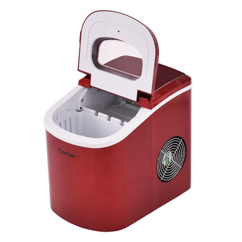 Costway  Φορητή Παγομηχανή με Δύο Μεγέθη Παγάκια και Γρήγορη Παραγωγή για Οικιακή και Επαγγελματική Χρήση ES10326DE-RE