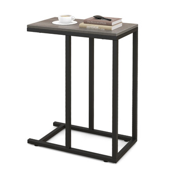 Costway  Πολυλειτουργικό C-Σχήματος Βοηθητικό Τραπέζι για Εξοικονόμηση Χώρου JV11981OA