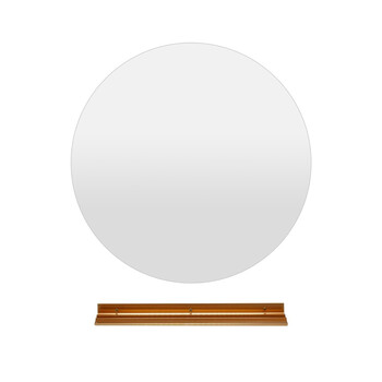 Costway Καθρέφτης Τοίχου με LED Φωτισμό και Ράφι για Μπάνιο BA8215DE