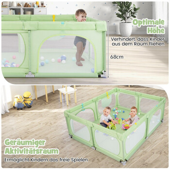 Costway  Μεγάλο Παιδικό Πάρκο Δραστηριοτήτων με 50 Μπάλες Ωκεανού και Αποθηκευτική Τσάντα UY10087LS