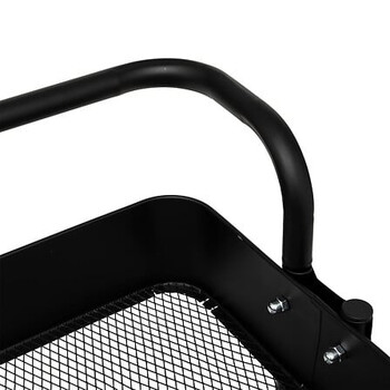 Τροχήλατο Μεταλλικό Τρόλεϊ Κουζίνας 3 Επιπέδων 45 x 36,5 x 86 cm Μαύρο 190099 5Five Simply Smart