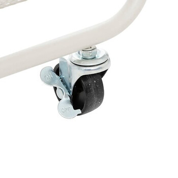 Τροχήλατο Μεταλλικό Τρόλεϊ Κουζίνας 3 Επιπέδων 48 x 41,5 x 86 cm Μπεζ 190097A 5Five Simply Smart