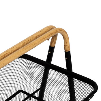 Τροχήλατο Μεταλλικό Τρόλεϊ Κουζίνας 3 Επιπέδων 48 x 41,5 x 86 cm Μαύρο 190097 5Five Simply Smart