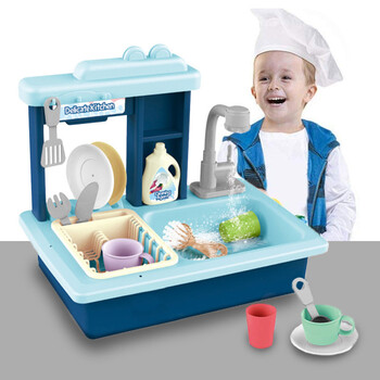 BAKAJI  Νεροχύτης Παιχνίδι Κουζίνας με Ρεαλιστική Βρύση Νερού  02814959