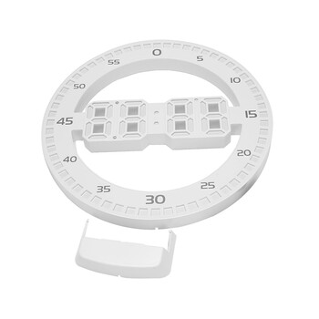 Ψηφιακό LED Ρολόι-Ξυπνητήρι με Θερμόμετρο και Ρυθμιζόμενο Φωτισμό 2  x 33 cm Λευκό 5907451370650 Verk Group