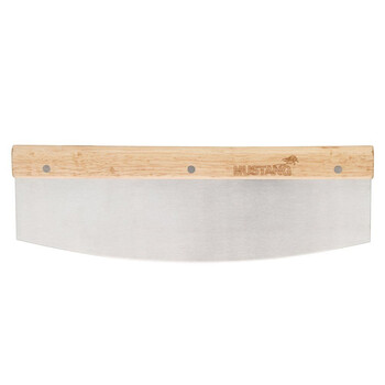 BAKAJI  Κόφτης Πίτσας Ανθεκτικός με Αντιβακτηριδιακή Ξύλινη Λαβή Λεπίδα Ατσάλι  02840833