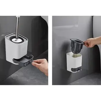 Σιλικονένια Βούρτσα Μπάνιου με Βάση 42,5 x 7 cm Λευκό/Γκρι 23808 Ruhhy