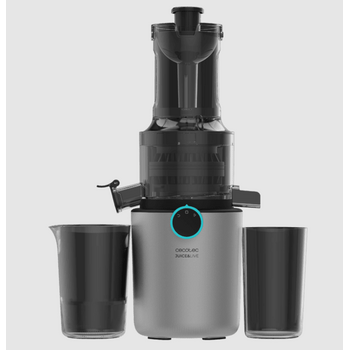 Αποχυμωτής Αργής Συμπίεσης Juice&Live 1500 Slim 200W με Στόμιο 82mm & Αντίστροφη Λειτουργία Ασημί CEC-101572 Cecotec