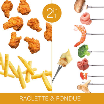 Συσκευή Fondue & Φριτέζα Λαδιού 1L 900W Λευκό/Γκρι FFR2916 Clatronic