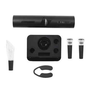 Σετ Κρασιού με 5 Αξεσουάρ Μαύρο KV7370 Cook Concept