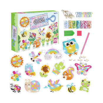 Σετ Διαμαντένιου Κεντήματος 5D – Αυτοκόλλητα Κουκουβάγια & Έντομα 5908222241735 SPM