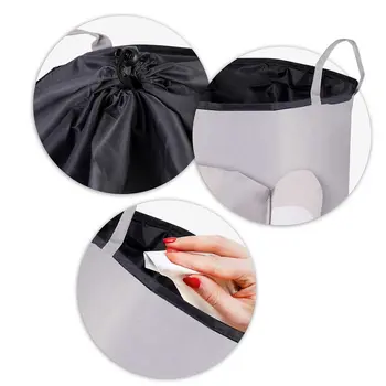 Παιδικό Καλάθι Αποθήκευσης 34 x 54cm Γκρι Ελεφαντάκι 740228 Nukido