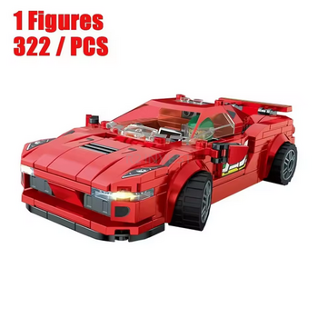 Εκπαιδευτικό Σετ Κατασκευής Αυτοκινήτου για Παιδιά 6+ 322 Τεμάχια Κόκκινο 5908222242138 SPM