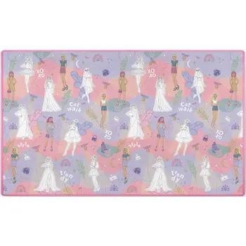 Χαλάκι Δραστηριοτήτων 200 x 120 x 0,3 cm με Μαρκαδόρους Ροζ 734301 Ricokids