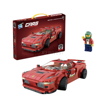 Εκπαιδευτικό Σετ Κατασκευής Αυτοκινήτου για Παιδιά 6+ 322 Τεμάχια Κόκκινο 5908222242138 SPM