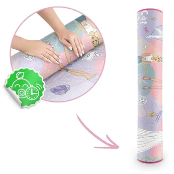 Χαλάκι Δραστηριοτήτων 120 x 90 x 0,3 cm με Μαρκαδόρους Ροζ 734401 Ricokids