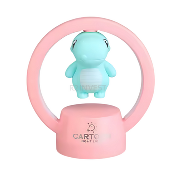 Παιδικό Φωτάκι Νυκτός LED – Ροζ Δεινοσαυράκι 3D 137 x 129 x 72 mm 5908222241759 SPM