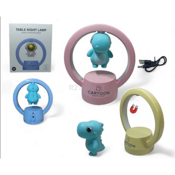 Παιδικό Φωτάκι Νυκτός LED – Ροζ Δεινοσαυράκι 3D 137 x 129 x 72 mm 5908222241759 SPM