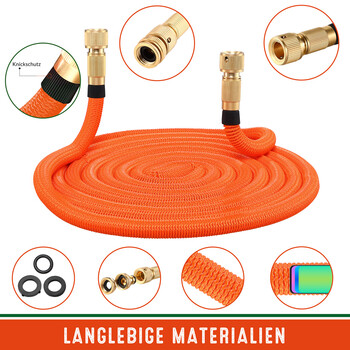 Gardebruk Εύκαμπτος Πορτοκαλί Λάστιχο Κήπου 15μ 109320