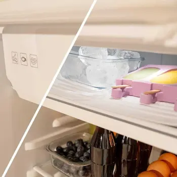 Ρετρό Μίνι Ψυγείο 95L με Κατάψυξη Icebox, Χειροκίνητο Έλεγχο Θερμοκρασίας & Χρυσή Λαβή Μαύρο  CEC-00260 Cecotec