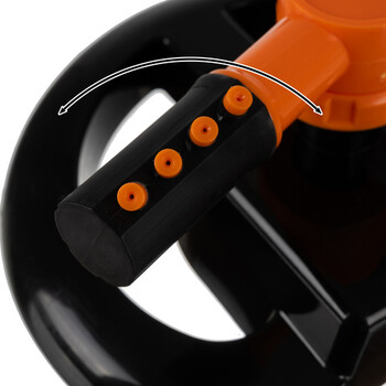 Ποτιστικό Κήπου 360° Περιστρεφόμενο με 3 Ρυθμιζόμενους ΒραχίονεςΜαύρο / Πορτοκαλί 25427 Gardlov