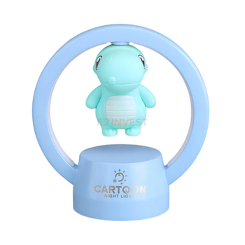 Παιδικό Φωτάκι Νυκτός LED – Μπλε Δεινοσαυράκι 3D 137 x 129 x 72 mm 5908222244422 SPM