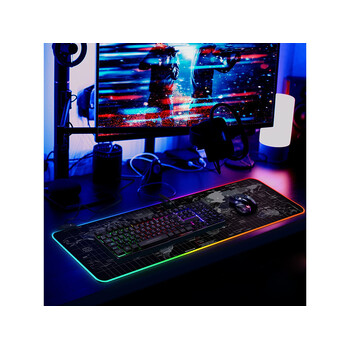 Gaming Mouse Pad XXXL με Φωτισμό LED και Παγκόσμιο Χάρτη 90 x 40 x 0,3 cm 5907451334430 Verk Group