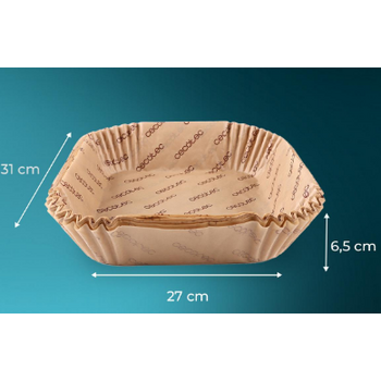 Σετ Αντικολλητικά Χαρτιά Ψησίματος για Air Fryer 9 έως 11L 31 x 27 x 6,5cm 150 τμχ CEC-101751 Cecotec