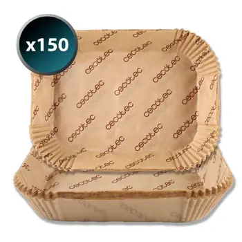 Σετ Αντικολλητικά Χαρτιά Ψησίματος για Air Fryer 4,5L 24 x 18 x 4,5 cm 150 τμχ CEC-101750 Cecotec