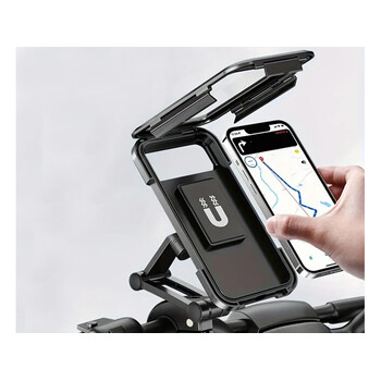 Αδιάβροχη Βάση Κινητού για Ποδήλατο με Περιστροφή 360° και Ασφάλεια Κλειδώματος 5907451358122 Verk Group