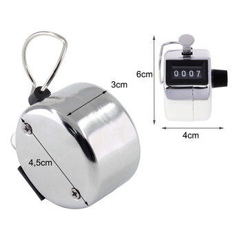 Χειροκίνητος Μετρητής Κλικ – Clicker με Μηχανική Αρίθμηση έως 9999 5907451324448 Verk Group