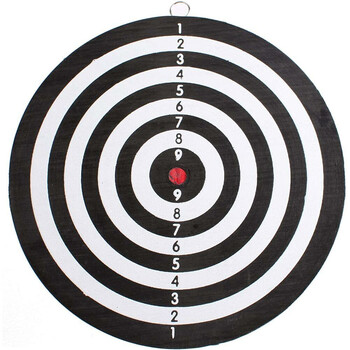 BAKAJI Παιχνίδι Σκοποβολής Βελάκια με 2 Βελάκια Πίνακας Στόχου Αθλητικό Παιχνίδι 24cm 02826174