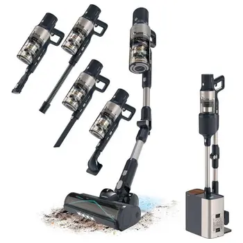 Ασύρματη Σκούπα Stick με Βάση Αυτοάδειασματος και Ειδικό Αξεσουάρ για Κατοικίδια 700 W Conga Rockstar 5500 Hurricane Station Pet Flex CEC-102268 Cecotec