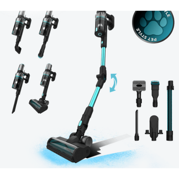 Ασύρματη Σκούπα Stick με Ευέλικτο Σωλήνα & Ειδικό Αξεσουάρ για Κατοικίδια 400 W 2500 Thunder Pet Flex CEC-107956 Cecotec