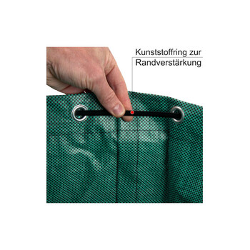 Σετ 2 Σακούλες Απορριμμάτων Ανθεκτικές & Αναδιπλούμενες 67x 77cm 280lt Πράσινο 106771 Gardebruk