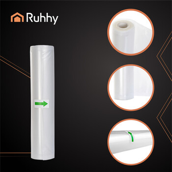 Ruhhy Ρολό Σακούλας Σφραγίσματος Τροφίμων Vacuum 28 x 600cm (6m) 26077