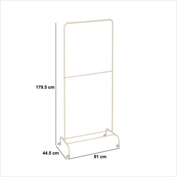 5FIVE Simply smart Τροχήλατη Μεταλλική Κρεμάστρα 81 x 44.5 x 179.5 cm "Liny" 212714