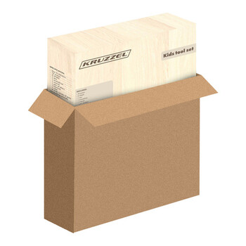 Kruzzel Κιβώτιο Δημιουργικής Απασχόλης για Παιδιά για Κατασκευή Ζώων & Οχημάτων DIY 26581