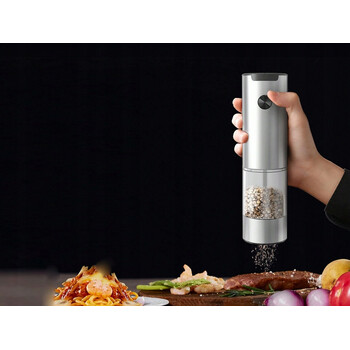 Verk Group Ηλεκτρικός Μύλος Αλατοπίπερου με Ρυθμιζόμενο Άλεσμα και LED Φωτισμό 5907451354674