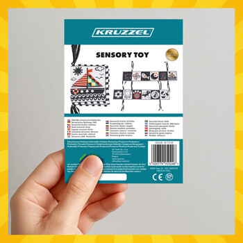 Kruzzel Εκπαιδευτικό Παιχνίδι Αντίθεσης για Βρέφη 0+ Ετών 26461