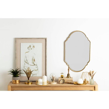 Atmosphera Μεταλλικό Διακοσμητικό Φανάρι με 10 Λαμπτήρες Micro-LED - Χρυσό 161940