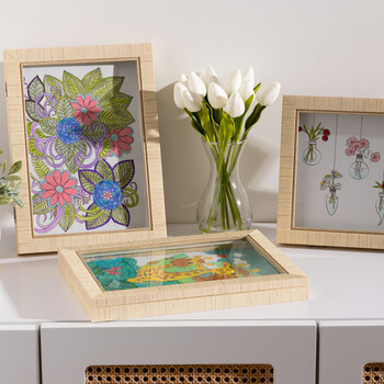 Atmosphera Πολυλειτουργική Διακοσμητική Κορνίζα Ξύλου MDF_E1 σε Μπεζ Χρώμα για Βρεφικό/Παιδικό Δωμάτιο 205866