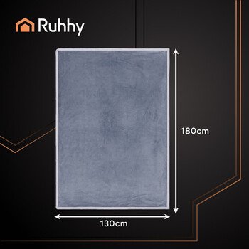 Ruhhy Ηλεκτρική κουβέρτα, διπλής όψης, 10 λειτουργίες, 180 x 130 cm 26225