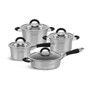 Edenberg Σετ Ανοξείδωτων Σκευών 8 Τεμαχίων EB-2407