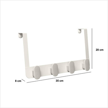 5FIVE Simply smart Κρεμάστρα Πόρτας με 5 Γάντζους 35 x 8 x 20 cm 212713