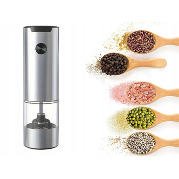 Verk Group Ηλεκτρικός Μύλος Αλατοπίπερου με Ρυθμιζόμενο Άλεσμα και LED Φωτισμό 5907451354674