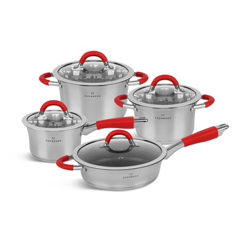 Edenberg Σετ Μαγειρικών Σκευών 8 Τεμαχίων με Τηγάνι EB-2408