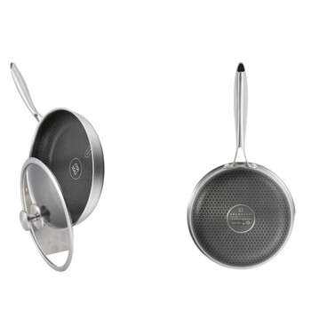 Edenberg Τηγάνι Με Καπάκι από Ανοξείδωτο Ατσάλι με Αντικολλητική Επίστρωση 28cm EB-6935